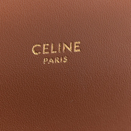 Triomphe Canvas Calfskin Medium Triomphe Bag Tan