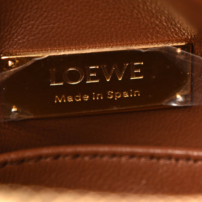 Nappa Lambskin Small Featherlight Puzzle Bag Pecan