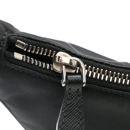 Tessuto Nylon Saffiano Mini Re-Edition 2005 Bag Black