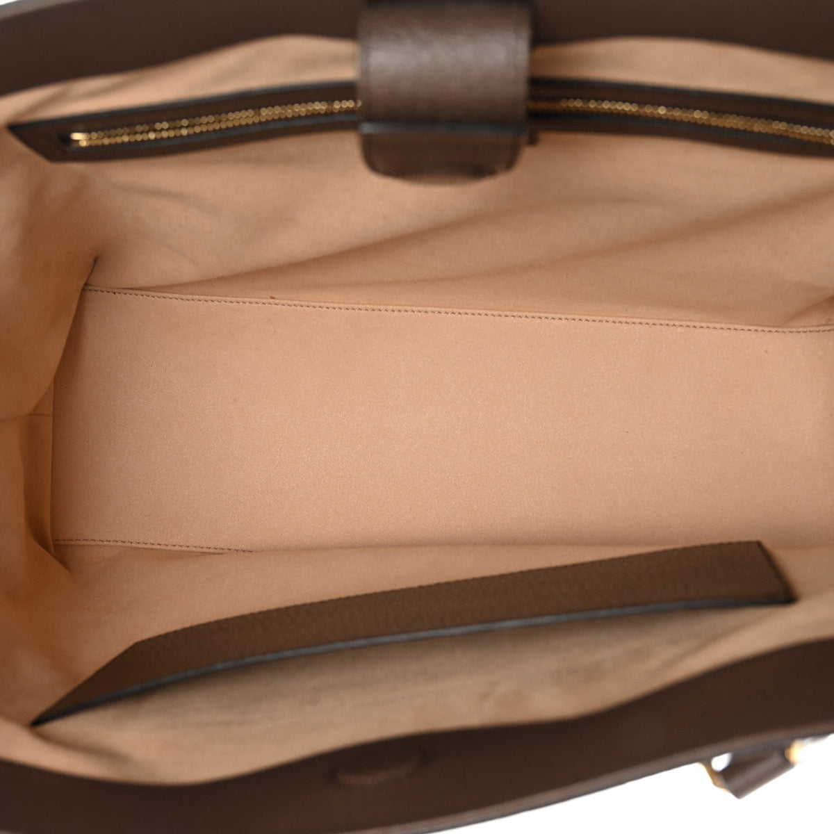 GG Supreme Monogram Medium Ophidia Shopping Tote Brown