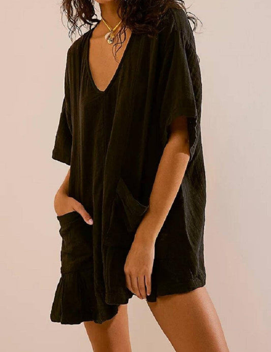 V-Neck Short Sleeves Jomper