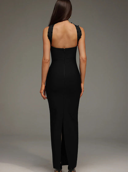 Calliope Maxi Dress In Black