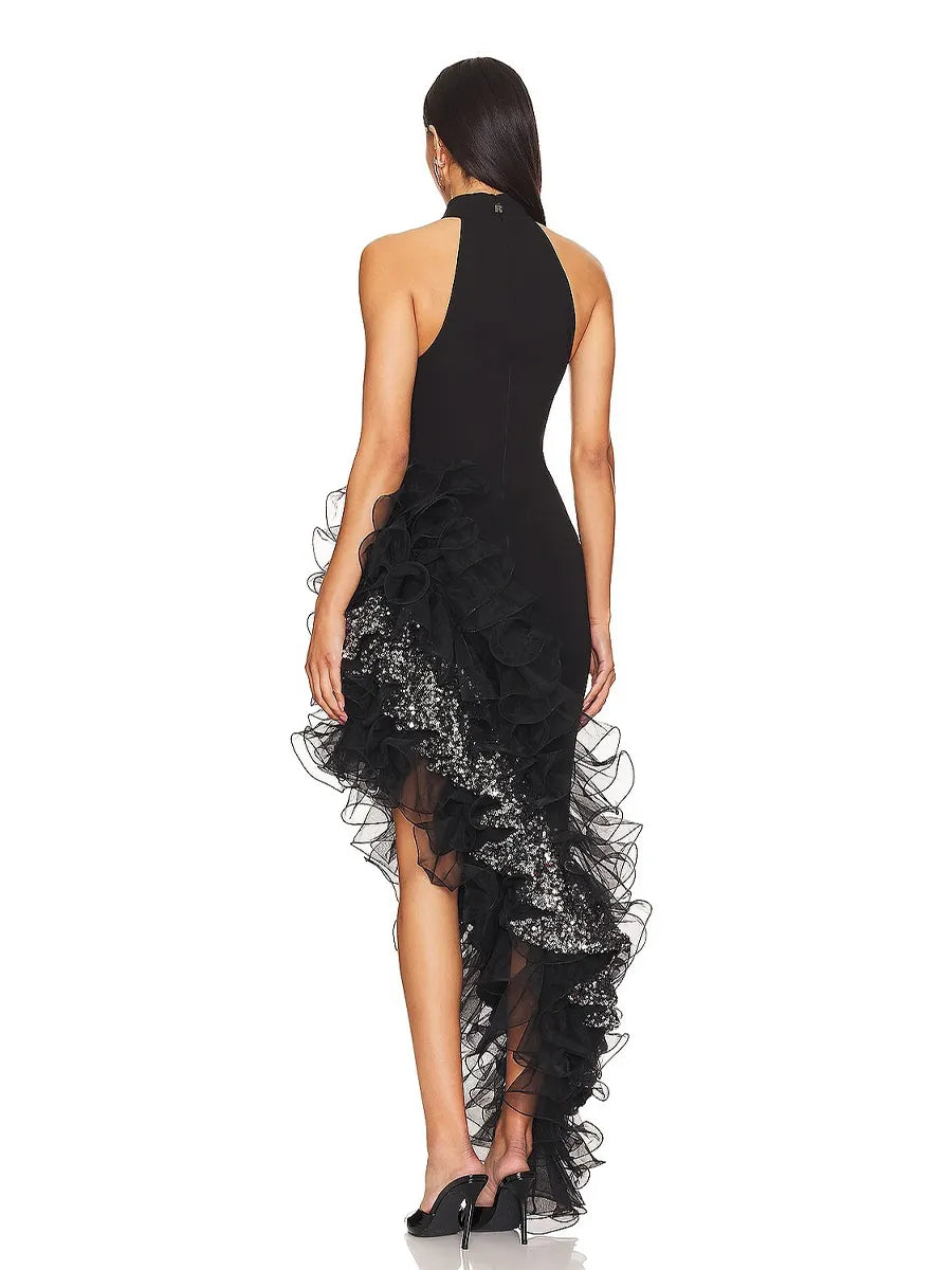 Emily Midi Dress In Black