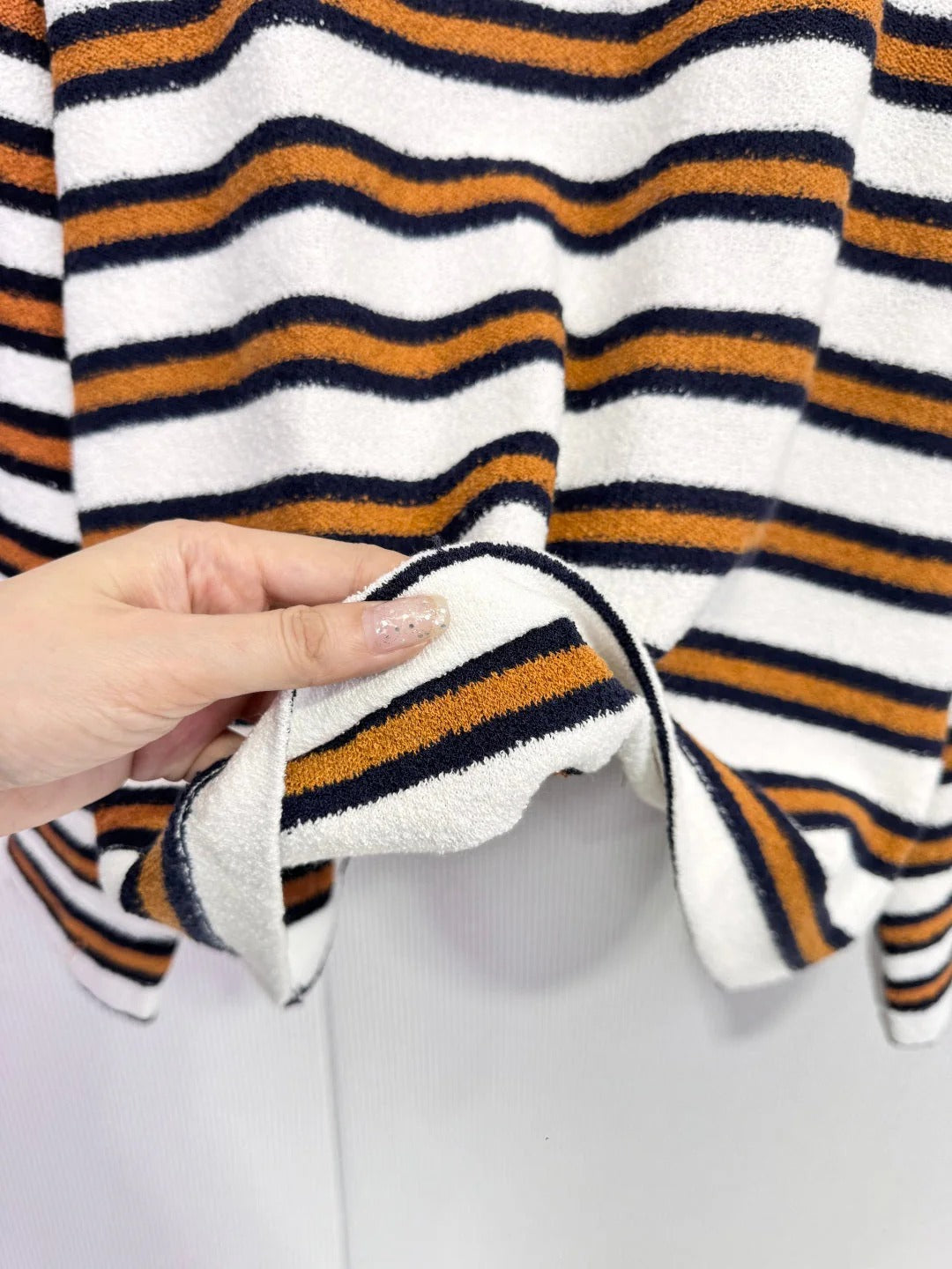 CHANEL 25S KNIT STRIPED POLO 587