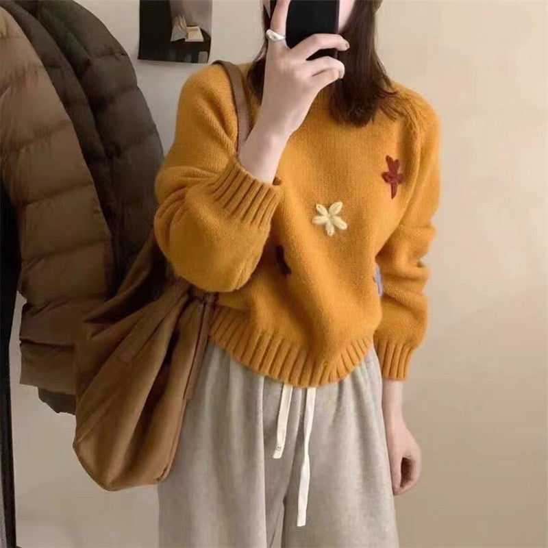 Hand Crochet Pullover Sweater