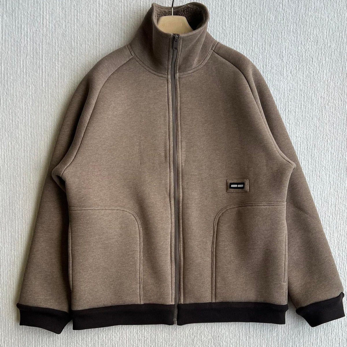 Miu Miu 25 Jacket Dark Brown Polyester 300164