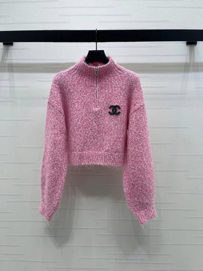 CC 26 Cropped Zip Sweater Wool 793820