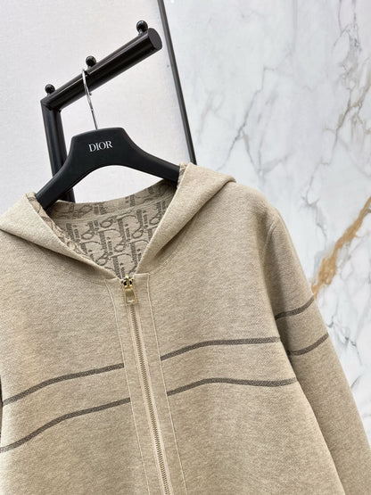 DIOR 25S ZIP-UP KNIT JACKET 544