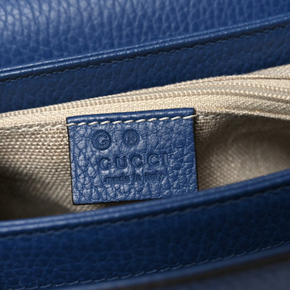 Dollar Calfskin Interlocking G Top Handle Shoulder Bag Caspian
