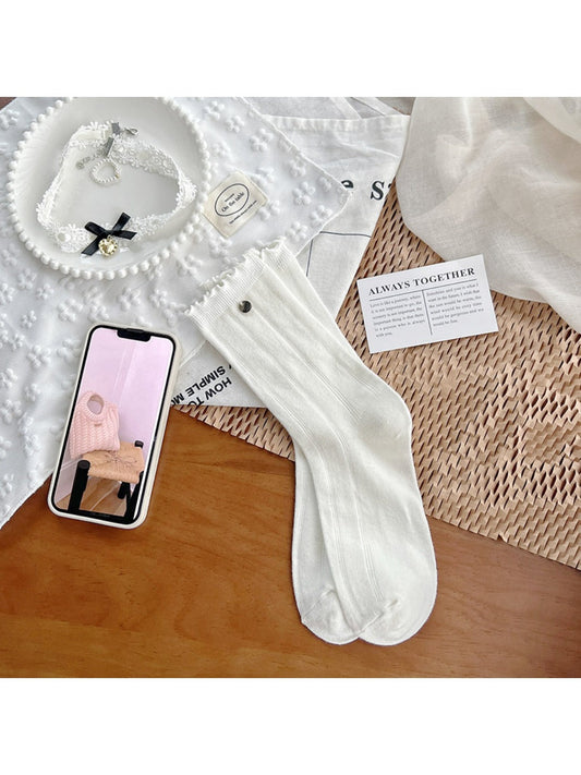 Rufia - Disc Decor Women's Mid-Calf Capsule Socks
