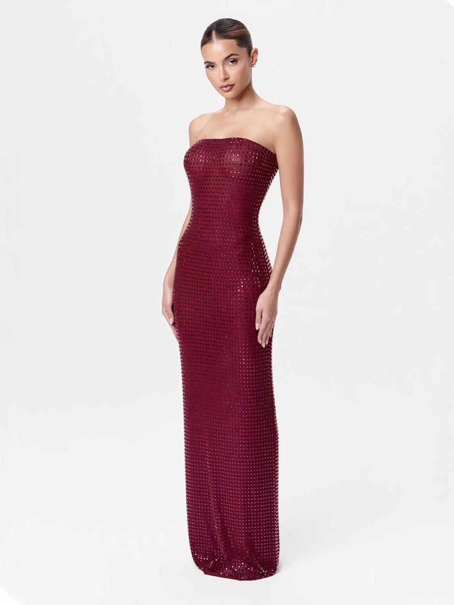 Nora Maxi Dress In Red