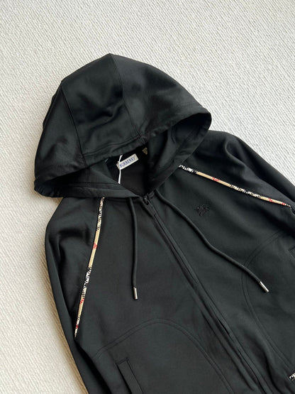 Bur 25 Hooded Suit Black Cottoon 300073