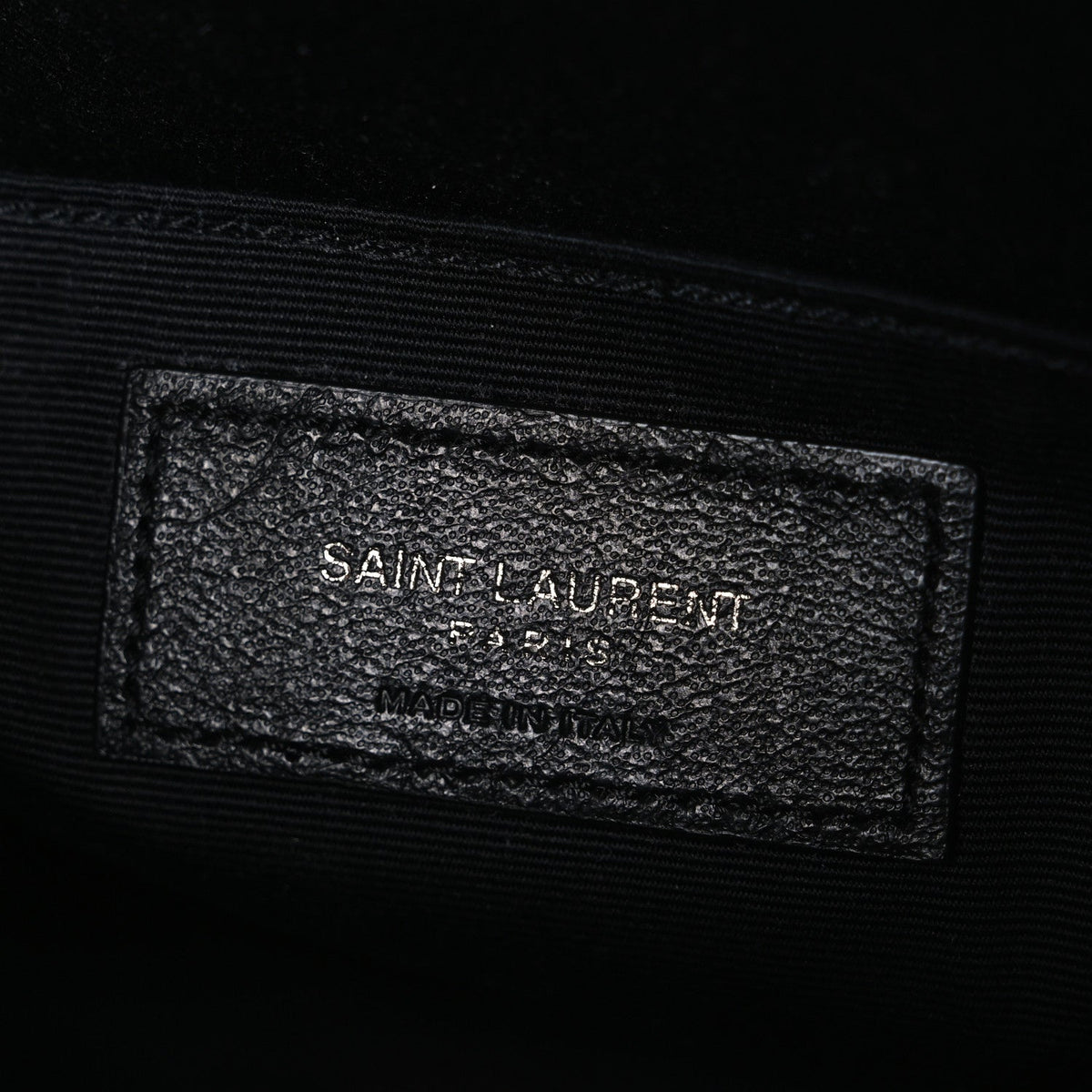 Calfskin Matelasse Monogram Lou Camera Bag Black