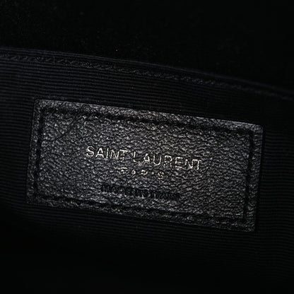 Calfskin Matelasse Monogram Lou Camera Bag Black