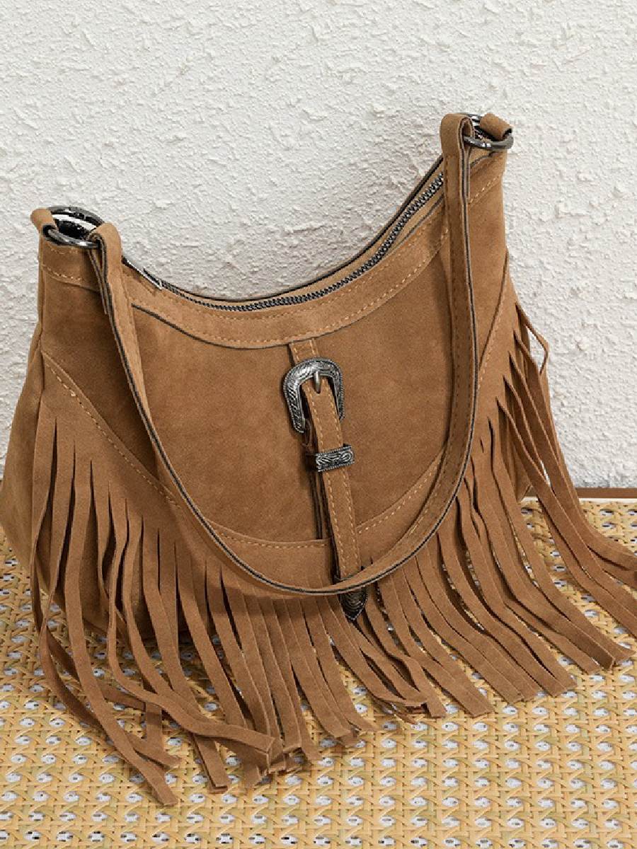 Arielle Fringed Shoulder Bag