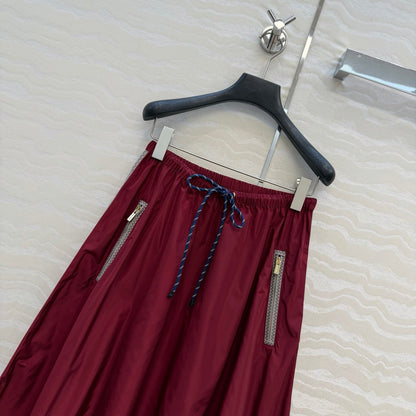 Miu 26s Skirt Red Polyamide 346209