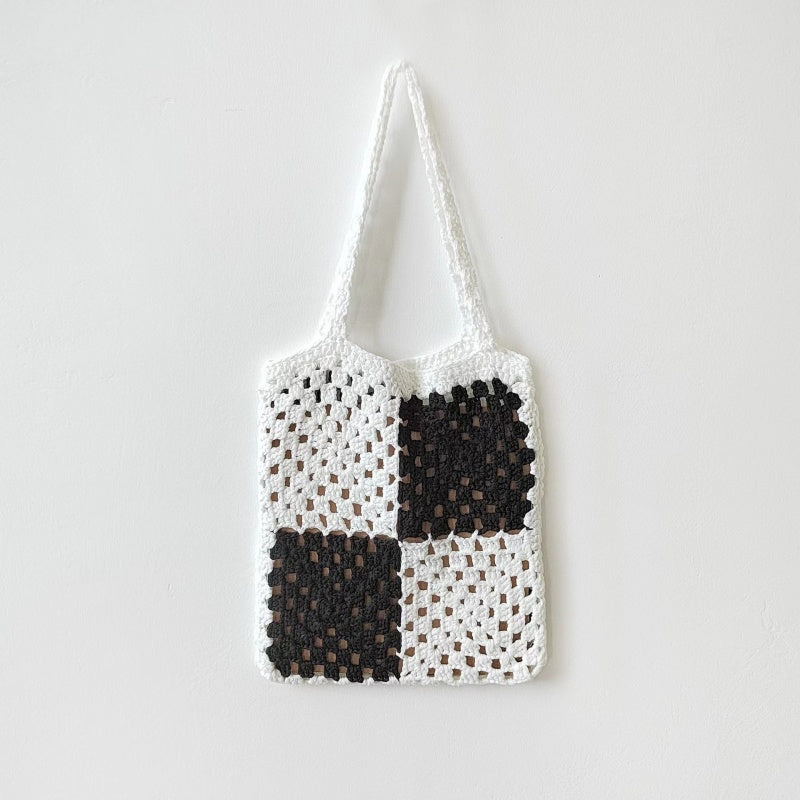 Crochet Granny Square Bag Square Hand Hook Bag
