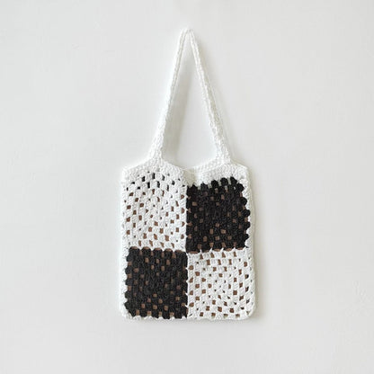 Crochet Granny Square Bag Square Hand Hook Bag