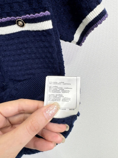CHANEL 25S KNIT POLO SHIRT 581