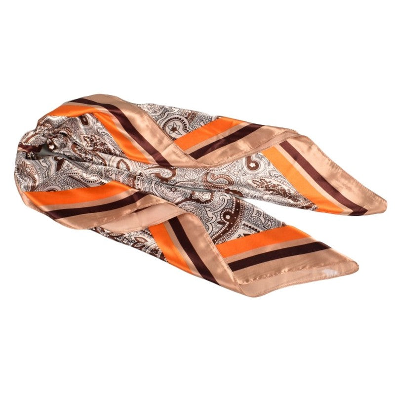 Retro Fashion Geometric Pattern Square Scarf