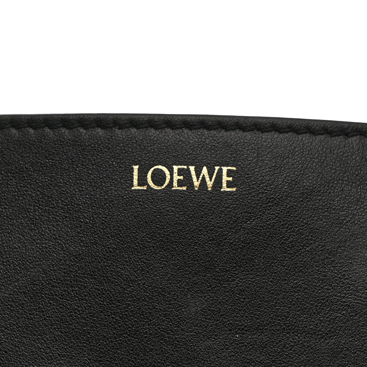 Shiny Calfskin Mini Puzzle Fold Tote Black