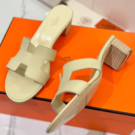 HM Oasis Sandals Pale Yellow Cowhide 294840