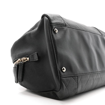 Calfskin CC Chevron All Day Long Boston Black