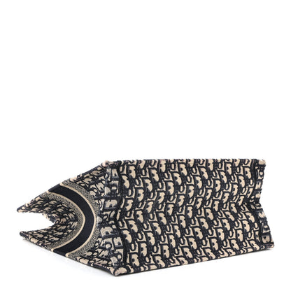 Oblique Medium Book Tote Blue Multicolor
