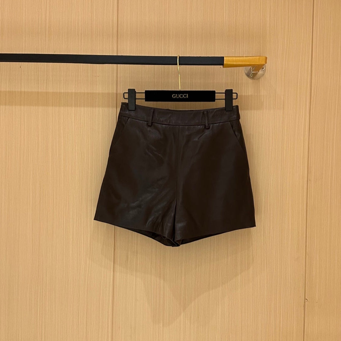 Gucci Short Brown Chocolate Leather 276994