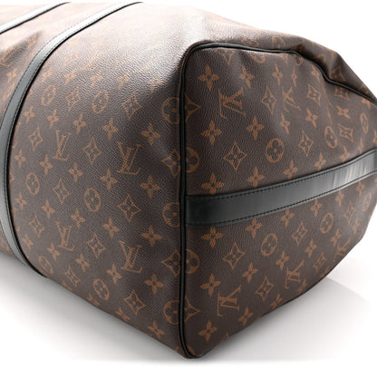 Monogram Macassar Keepall Bandouliere 55