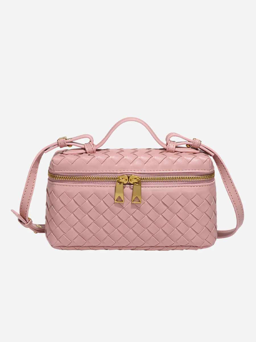 Giuliana Weaved Leather Crossbody Bag