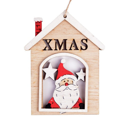 Christmas Wooden Candle Decorations