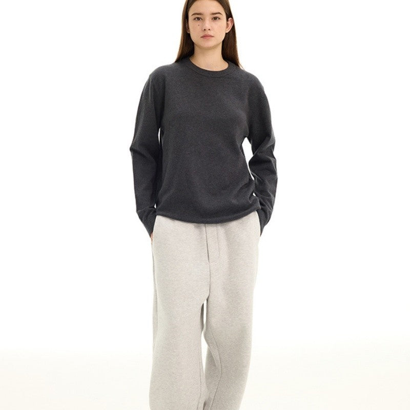 Round Neck Warm Knit Sweater