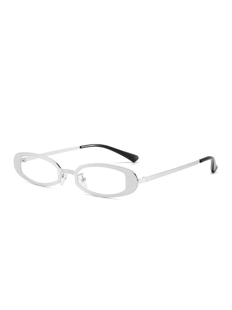 Mara Metal Oval-Framed Sunglasses