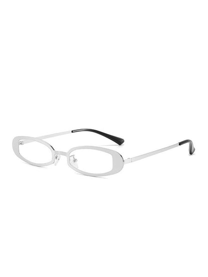 Mara Metal Oval-Framed Sunglasses