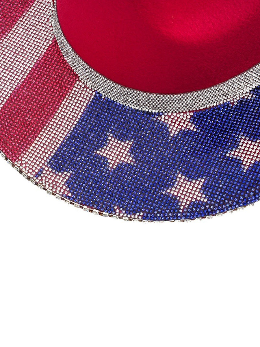Lavinia National Flag Cowboy Hat