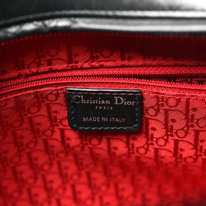 Lambskin Cannage Large Lady Dior Black