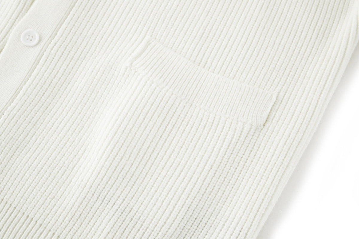 Balenciaga 25 Cardigan White Wool 0014
