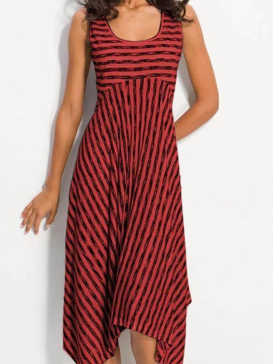 Dark Red Dress