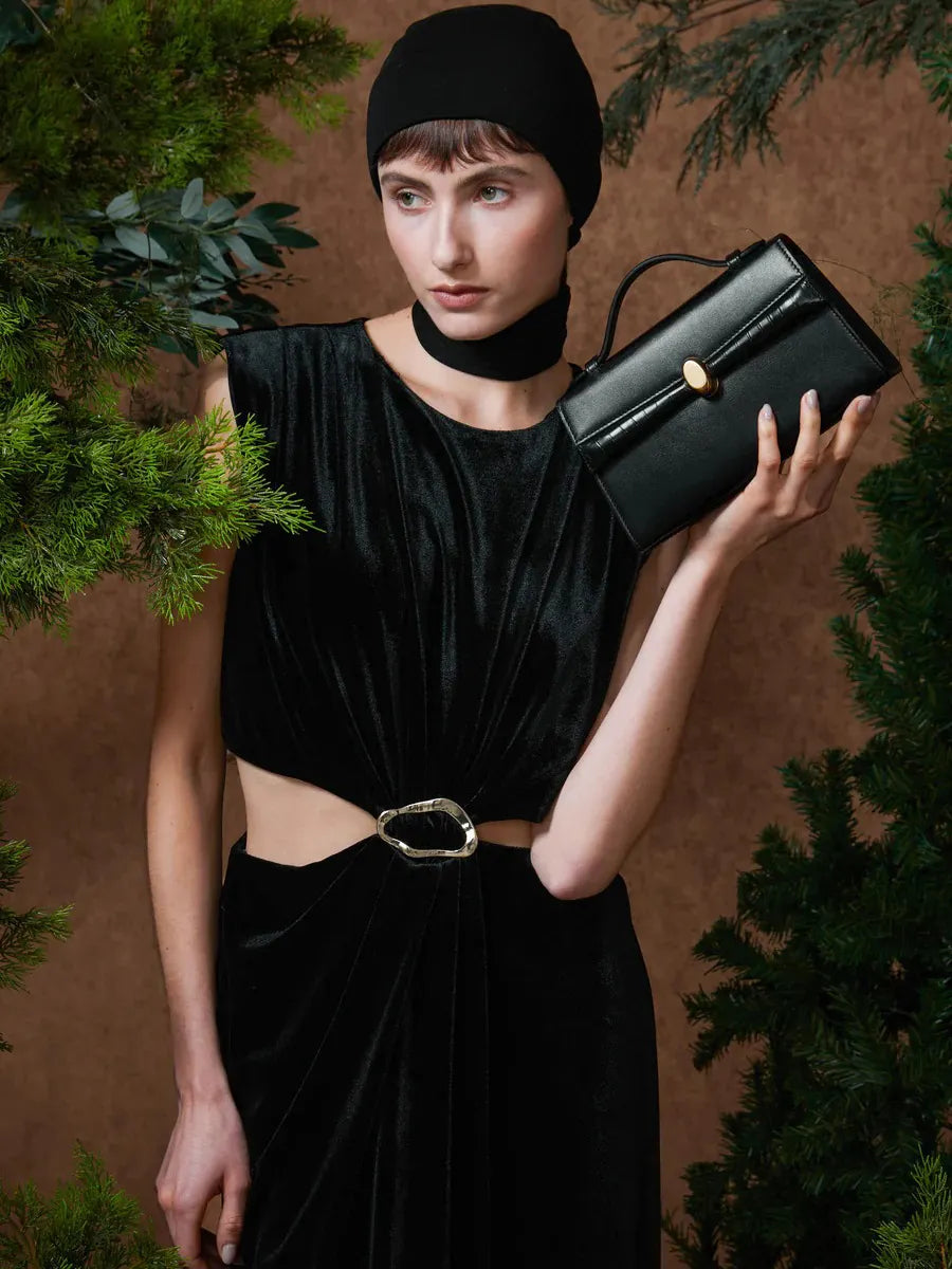 Julien Black Bag In Leather