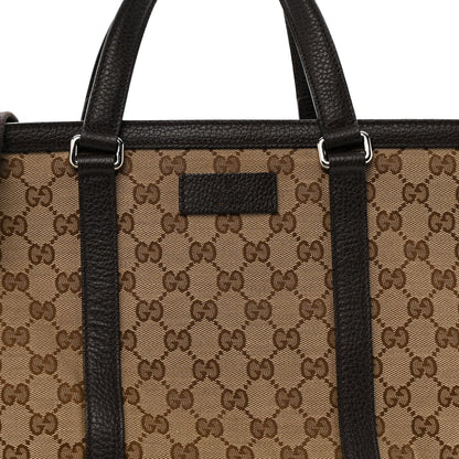 GG Monogram Large Joy Tote Bag Dark Brown