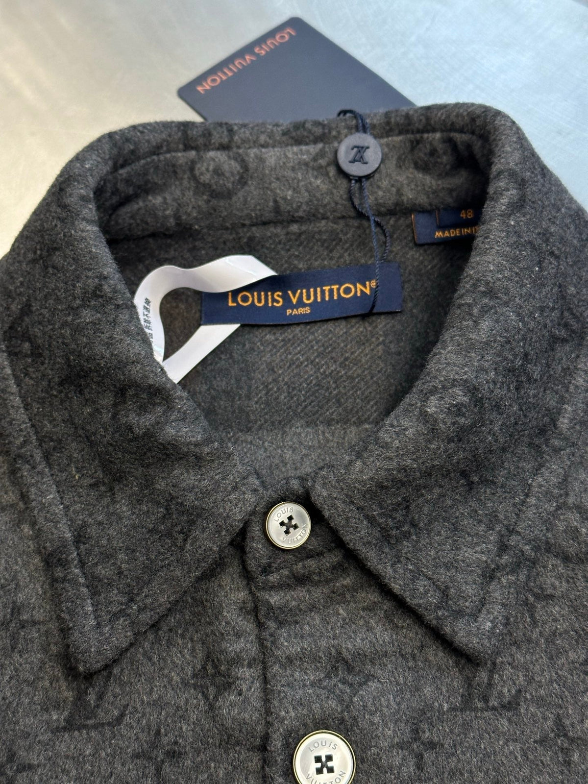 LV Double-Faced Shirt Style Single-Breasted Jacket 493423