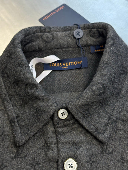 LV Double-Faced Shirt Style Single-Breasted Jacket 493423