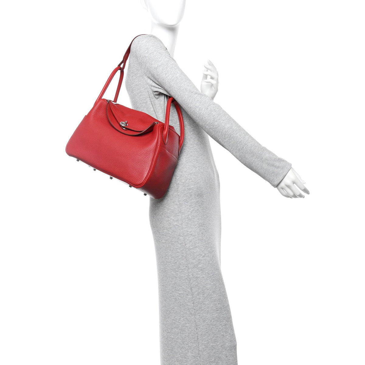 Taurillon Clemence Lindy 30 Rouge Garance