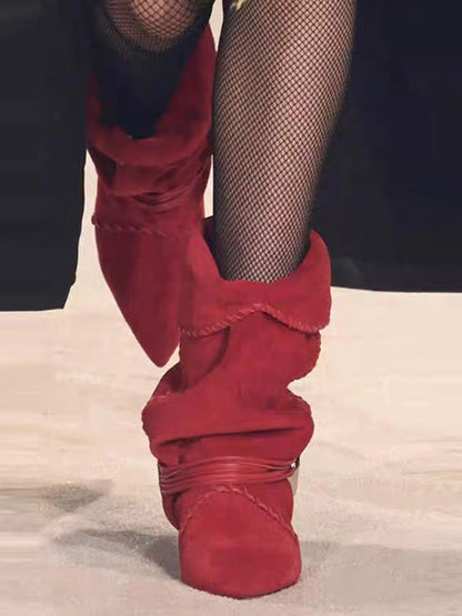 Abrianna Ruched Ankle Boots