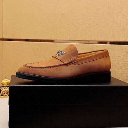 PRA LOAFER IN COPPER BROWN SUEDE