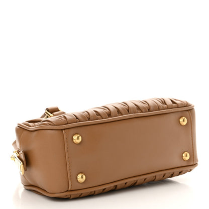 Nappa Matelasse Regular Arcadie Top Handle Bag Caramel