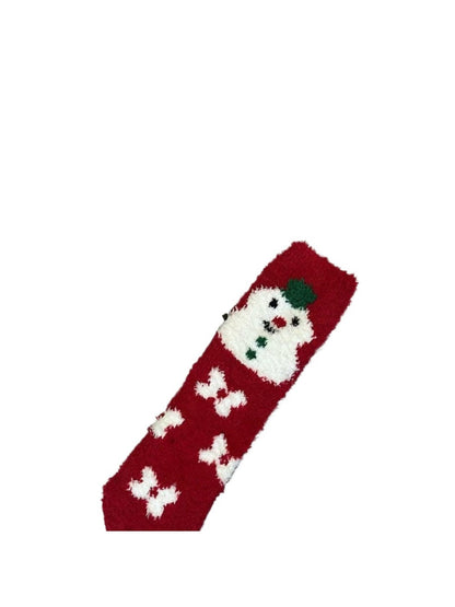 Rufia - Christmas Fuzzy Warm Coral Fleece Socks