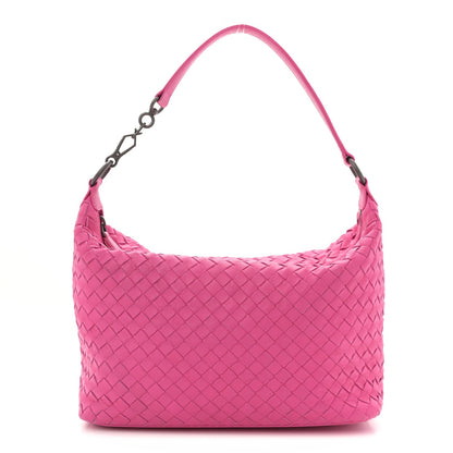 Nappa Intrecciato Small Shoulder Bag Rosa Shock
