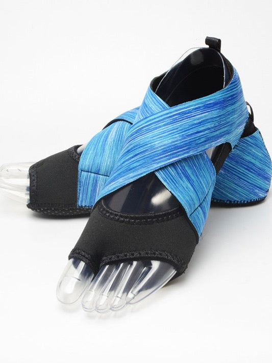 Professional Training Gymnastics Dance Anti Slip Glue Point Leakage Toe Elastic Skin Socks